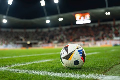 LUBIN, POLAND - NOVEMBER 22, 2024: Football match Polish PKO Ekstraklasa between KGHM Zaglebie