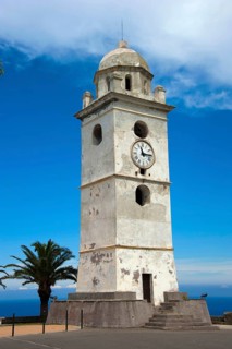 Clock Tower, Canari, Cap Corse, Corsica, France, West Coast, Europe