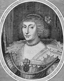 Elizabeth Stuart, the Winter Queen, 1596 - 1662, as the wife of Frederick V, Elector Palatine,