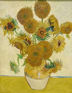 Vincent Van Gogh, sunflowers, 1888, oil on canvas, National Gallery, London, England, Great Britain