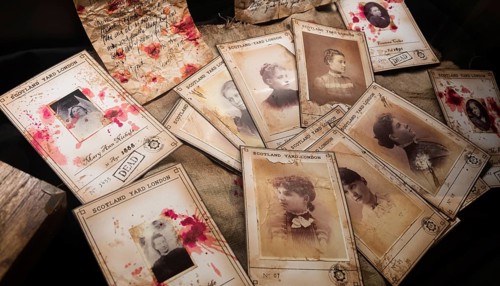 Jack the Ripper victims, London Scotland Yard, 1888. The killer murdered 12 women. Pictures with