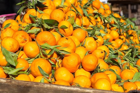Reife Mandarinen