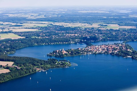Ratzeburg, Lauenburg Lakes, Domsee, Schleswig-Holstein, Germany, Europe