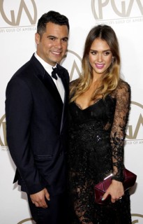 Jessica Alba and Cash Warren at the 24th Annual Producers Guild Awards held at the Beverly Hilton