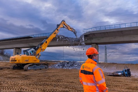 Following investigations of another reinforced concrete bridge in Saxony and the cracks caused by
