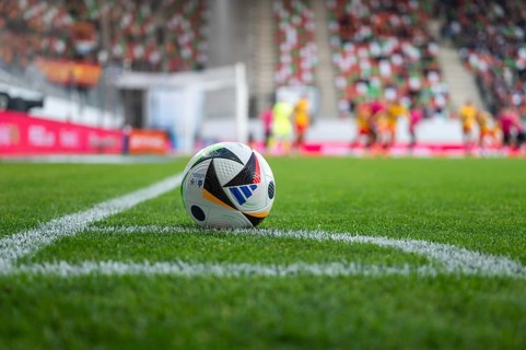 LUBIN, POLAND - OCTOBER 19, 2024: Football match Polish PKO Ekstraklasa between KGHM Zaglebie Lubin