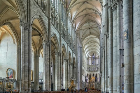 Amiens Cathedral is a Roman Catholic cathedral, France. The cathedral was built between 1220 and c