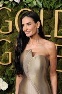 Demi Moore at the 82nd Annual Golden Globe Awards held at the Beverly Hilton Hotel in Beverly