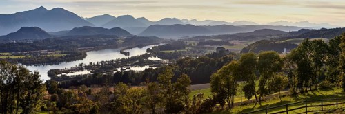 Völkermarkt reservoir, Drau, Carinthia, Austria, Europe