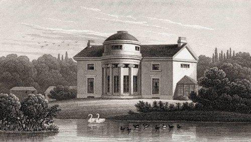 The Holme, Regent's Park, London, UK, illustration by Th. H. Shepherd, 1826