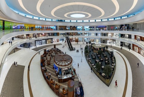 A picture of the Fashion Avenue at the Dubai Mall
