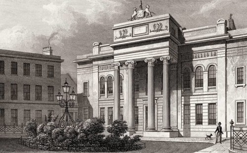 Salters' Hall, London, illustration by Th. H. Shepherd, 1828