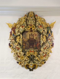 Biblical church illustration, St. Nikolai in Altenbruch, Cuxhaven