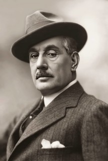 Giacomo Puccini, 1858 –1924, Italian composer, digitally edited according to a photograph