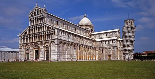Cathedral, Leaning Tower, Pisa, Tuscany, Italy, Europe