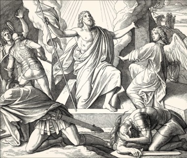 The Resurrection of Jesus, New Testament, by Julius Schnorr von Carolsfeld, 1860