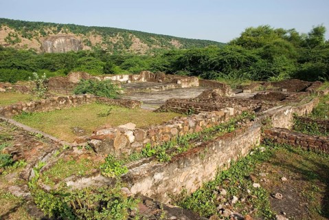 UNESCO world heritage Champaner Pavagadh, excavations by M S University of Baroda between 1970-1975