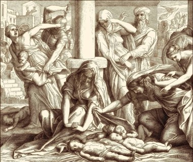 Massacre of the Innocents, New Testament, by Julius Schnorr von Carolsfeld, 1860