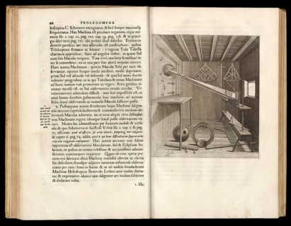 Selenographia, description of the moon, book by Johannes Hevelius, 1647