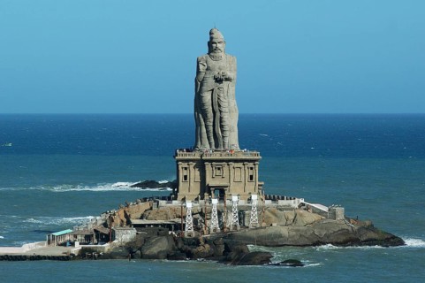 Vivekananda Rock Memorial built in 1970, Kanyakumari, India, Asia