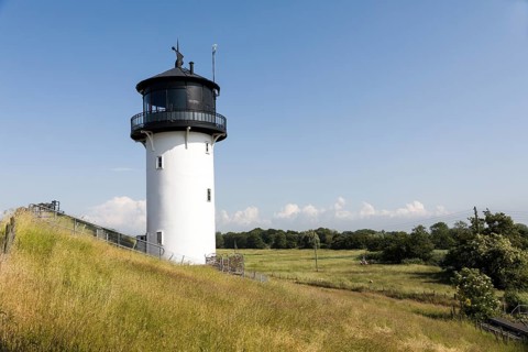 Lighthouse, the Fat Berta, Altenbruch, Cuxhaven, Lower Saxony, Germany, Europe