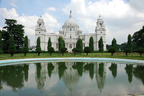 Victoria memorial built between 1906 and 1921, Calcutta, West Bengal, India, Asia