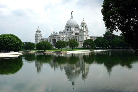 Victoria memorial built between 1906 and 1921, Calcutta, West Bengal, India, Asia