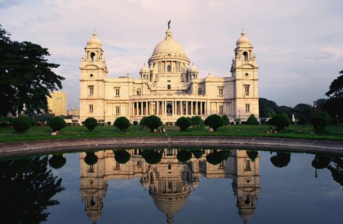 Victoria Memorial built in 1921, Calcutta Kolkata, West Bengal, India, Asia