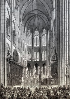Christmas Eve liturgy at Notre-Dame de Paris, after the restoration in 19th century