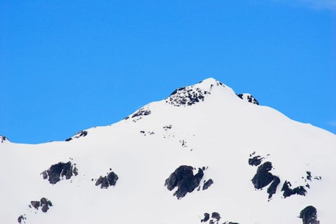 Snow capped mountains, A steel bridge constructed in 1901, tallest cantilever bridge in the world