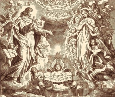 The New Jerusalem, Book of Revelation, New Testament, by Julius Schnorr von Carolsfeld, 1860
