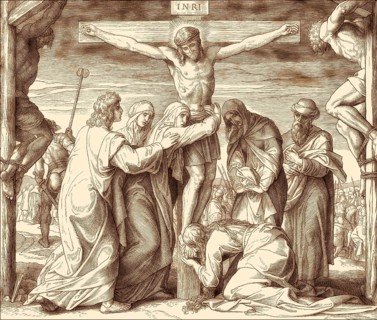 The Crucifixion of Jesus, by Julius Schnorr von Carolsfeld, 1860
