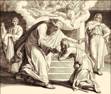 Parable of the Prodigal Son, New Testament, by Julius Schnorr von Carolsfeld, 1860