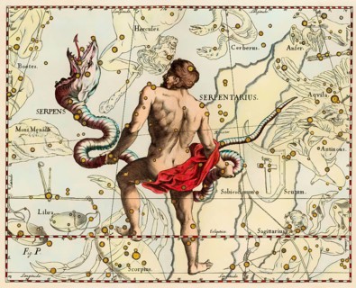Serpens Serpent, a constellation in the northern celestial hemisphere, Prodromus Astronomiae, by