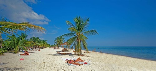 Beach, Beach holidaymakers sunbathing, Key West, Florida, USA, North America