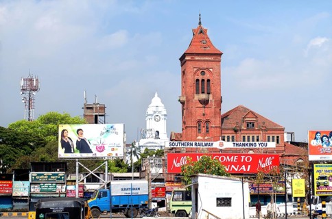 Victoria Public Hall in 1890 Chisholm and Ripon building 1913 home of Corporation of Chennai in