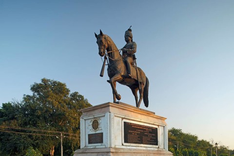 H.H. Rajendra Sir Swai Man Singh II ruler of Jaipur 1922 to 1949, Jaipur, Rajasthan, India, Asia