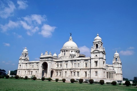 Victoria Memorial built in 1921, Calcutta, West Bengal, India, Asia