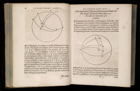 Tychonis Brahe De mundi aetherei recentioribus phaenomenis liber secundus, by Tycho Brahe,