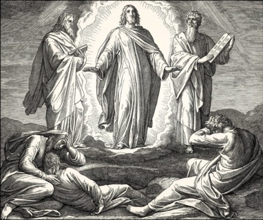 The Transfiguration of Jesus, New Testament, by Julius Schnorr von Carolsfeld, 1860