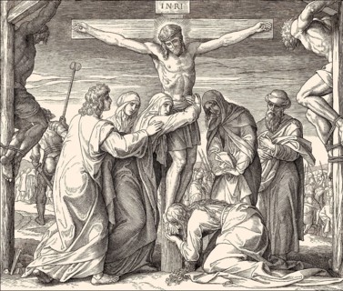 The Crucifixion of Jesus, by Julius Schnorr von Carolsfeld, 1860