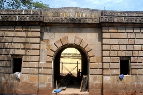 The ballard bunder gate was built in 1920 designed by george wittet, Bombay now Mumbai,