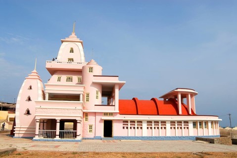 Gandhi Memorial established in 1956 (height 79 feet), Kanyakumari, Tamil Nadu, India, Asia
