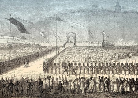 Coronation of King Radama II, 1829 – 1863, Kingdom of Madagascar