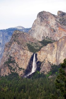 Bridal Veil falls, World Heritage Site 1984, Yosemite National park, California, USA United States