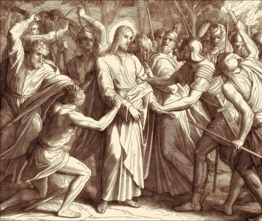 Arrest of Jesus, New Testament, by Julius Schnorr von Carolsfeld, 1860