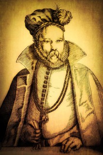 Tycho Brahe, 1546 – 1601, Danish astronomer and writer, digitally altered