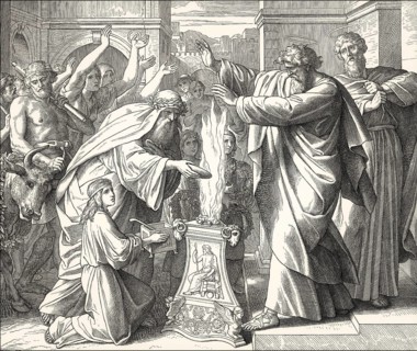Paul and Barnabas in Lystra, New Testament, by Julius Schnorr von Carolsfeld, 1860