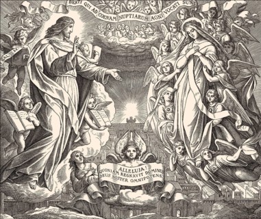 The New Jerusalem, Book of Revelation, New Testament, by Julius Schnorr von Carolsfeld, 1860