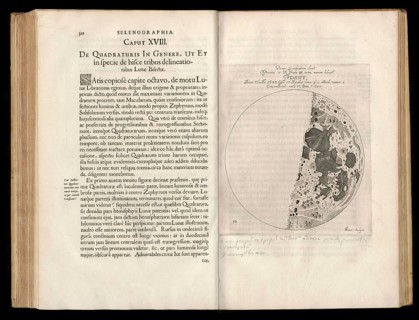 Selenographia, description of the moon, book by Johannes Hevelius, 1647